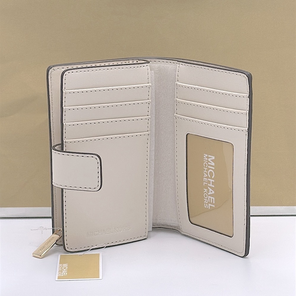 Michael Kors White and Pink Wallet with Butterfly Accents - Picture 6 of 16